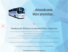 Tablet Screenshot of pksopoczno.pl